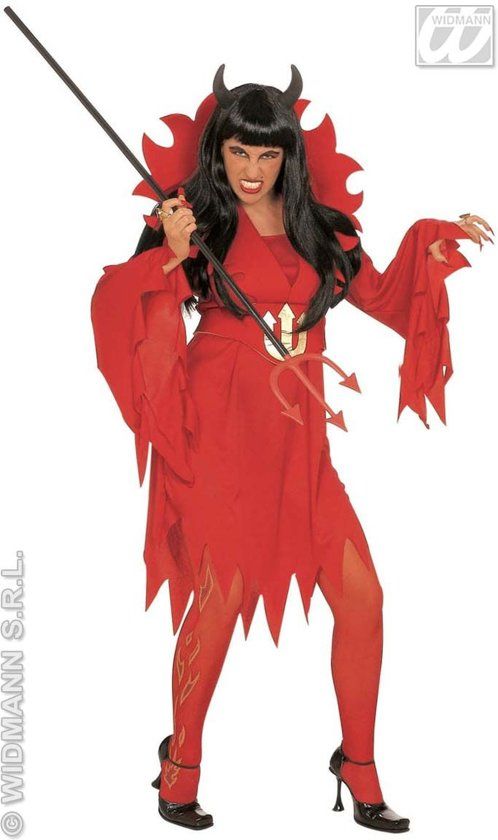 Widmann Duivel Kostuum Boze Duivelin Vuurheks XXL Kostuum Vrouw Small Halloween Verkleedkleding