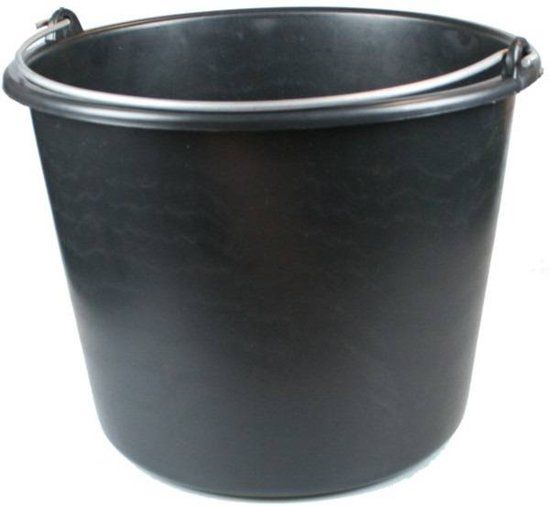 Benson Trade ES Bouwemmer 12 Liter Zwart