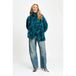 POM Amsterdam Lou Animal sjaal groen/donkerblauw