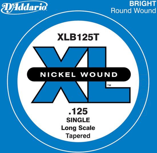D'Addario XLB125T Bass Guitar String - XL - Single String