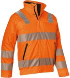 KÜBLER Reflectiq Hardshell Werkjas Heren XL Signaaloranje Waterdicht