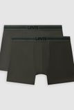 Levi's Tencel herenondergoed retro shorts boxershorts, set van 2, Khaki, Maat M