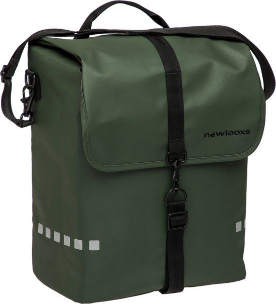 New Looxs Odense Single - Enkele Fietstas - 17.5L - Groen