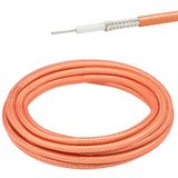MOOKEERF RG400 Coaxiale Kabel 3 m, Dubbele Schild met geringe verliezen M17/128 50 Ohm rf Coaxiale Kabel Flexibele Kabel