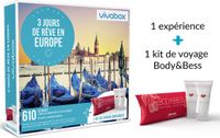 VIVABOX Coffret cadeau - 3 jours de rêve en Europe