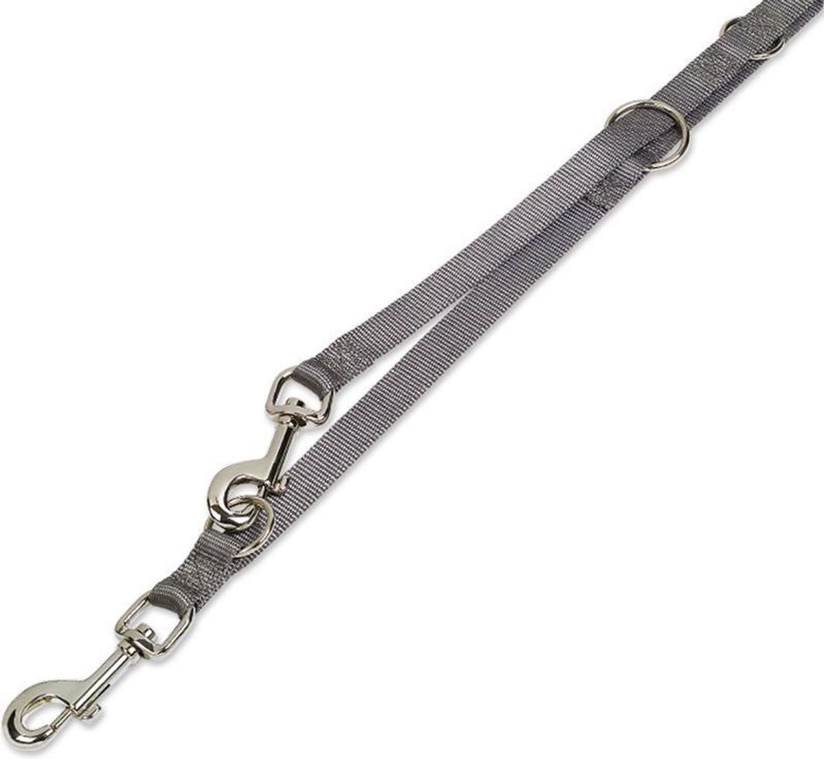 Nobby trainingslijn classic grijs - 200 x 1,5 cm