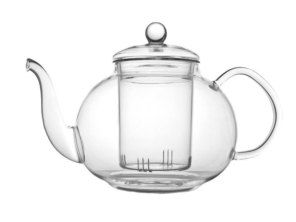 Bredemeijer Verona Single Teapot - 1000 ml - Glass - Transparent