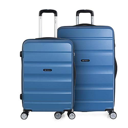 ITACA - XL Trolley 77 cm - Blauw - Harde Koffer - 4 Wielen - ABS - T71670