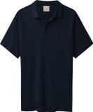 Calvin Klein Supima Emb Korte Mouw Poloshirt Blauw XL Man