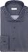 Seidensticker Chemise Slim Fit - Popeline - Dessin Bleu - Repassage facile - Tour de cou 38
