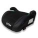 PETEX Autostoelverhoger met Isofix - Max Plus, i-Size ECE R129, ca. 7 tot 12 jaar, voor lichaamslengte van 125 tot 150 cm, zitverhoging, zwart