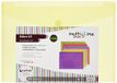 Grafoplas - Verpakking met 5 enveloppen van kunststof, A3, zelfklevende textielsluiting, geel, multiline, 33,5 x 24 cm, transparant gestreept polypropyleen, perfect voor tekeningen en grote documenten