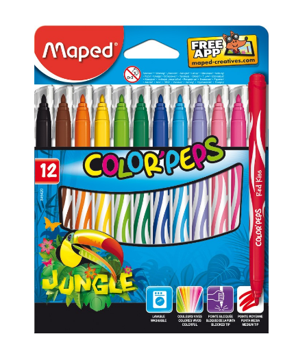 Maped Office Maped ColorPeps Jungle X12