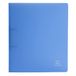 Exacompta - Pak van 5 halfharde mappen PP Chromaline - 2 ronde ringen Ø 30mm - A4 Maxi - Blauw