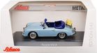 Porsche Schuco 356 A Cabrio - 1:43 - Blauw