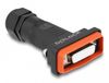 DeLOCK 87809 connecteur de câble D-Sub HD 26 Noir, Orange