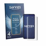 Savvies Screenprotector voor Honor X8d - Folie Beschermfolie Transparant Volledig Dekking 4 Stuks