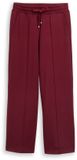 Tom Tailor - Scuba-broek met wijde pijpen - Maat 34/32 - Preppy Plum