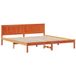 vidaXL Bedframe Bruin 200 x 200 cm Massief Grenenhout