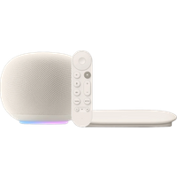 Google Home Speaker Créme + Google TV Streamer 4K