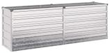Lit surélevé galvanisé argent 163 x 40 x 55 cm