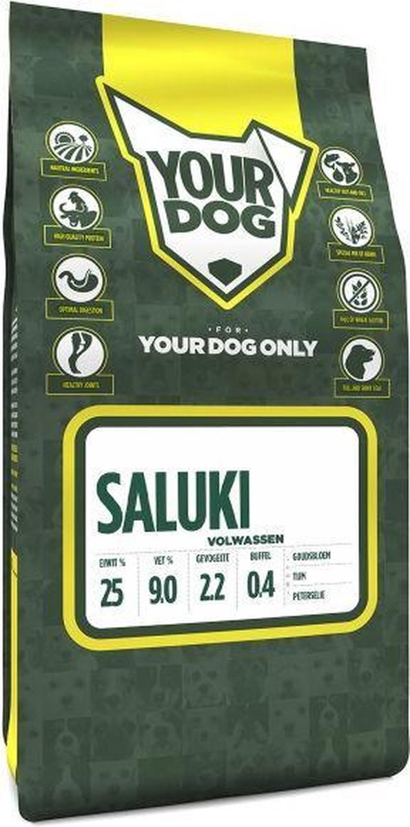 Yourdog Volwassen 3 kg saluki hondenvoer