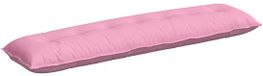 vidaXL Coussin de dossier Rose 200 x 19 x 50 cm Tissu