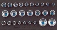 Gedore 1500 CT1-19 26-delige dopsleutelset