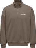 Only & Sons Trui Onstyson Ovz Ls Half Zip High Neck 22039021 Camel Mannen Maat - XXL