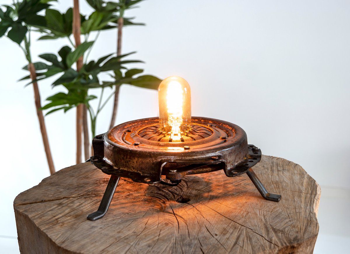 Mancave Store Tafellamp Industrieel UFO Brown - Inclusief lichtbron