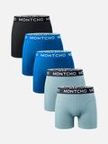 Montcho 5-pack Boxershorts Heren Premium - Prime Collection navy