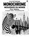 Livre Monochrome Coloring Book World Mosaics for Adults: Architecture, Nature, and Traditions in Soothing Black Blocks