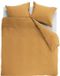 Ambiante Cotton Uni dekbedovertrek - Lits-Jumeaux XL - 260x200/220 cm - Oker