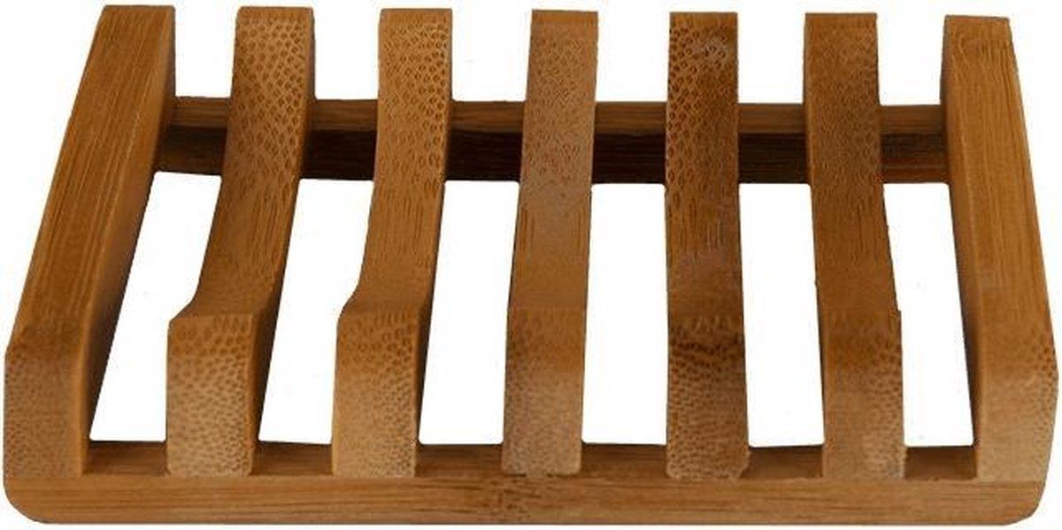 HappySoaps Shampoo Bar / Zeep Houder van Bamboe - 8720256109297