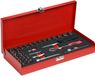 Gedore Red Jeu de douilles 1/4 pouce SW 4-13 mm argent 32 pièces