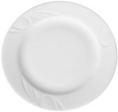 HENDI Plat bord – versterkte randen – slijtvast hotelporselein – ⌀200 mm – wit