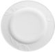 HENDI Plat bord – versterkte randen – slijtvast hotelporselein – ⌀200 mm – wit