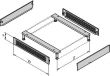 Schroff Varistar Base/plinth, perforated front/rear, 600W