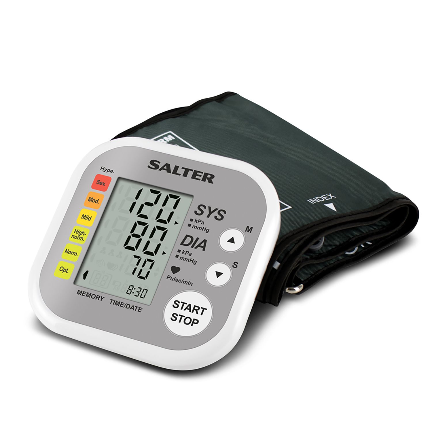 Salter BPA-9201 - Bloeddrukmeter - Wit/Grijs