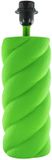 Housevitamin Tafellamp Gedraaide Spek – Fluor Groen – Keramiek – E27 – 28 cm