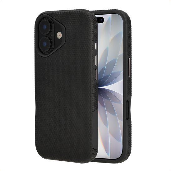Accezz Tough Backcover met MagSafe voor de Apple iPhone 17 - Zwart