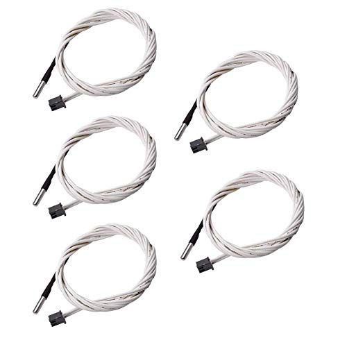 DollaTek 5 Stks 1M Thermistor Temperatuursensor HT-NTC100K 350? Hoge Temperatuur voor 3D Printer