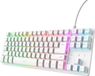 Trust GXT 833W Thado TKL Gaming Keyboard USB QWERTY Spanish White
