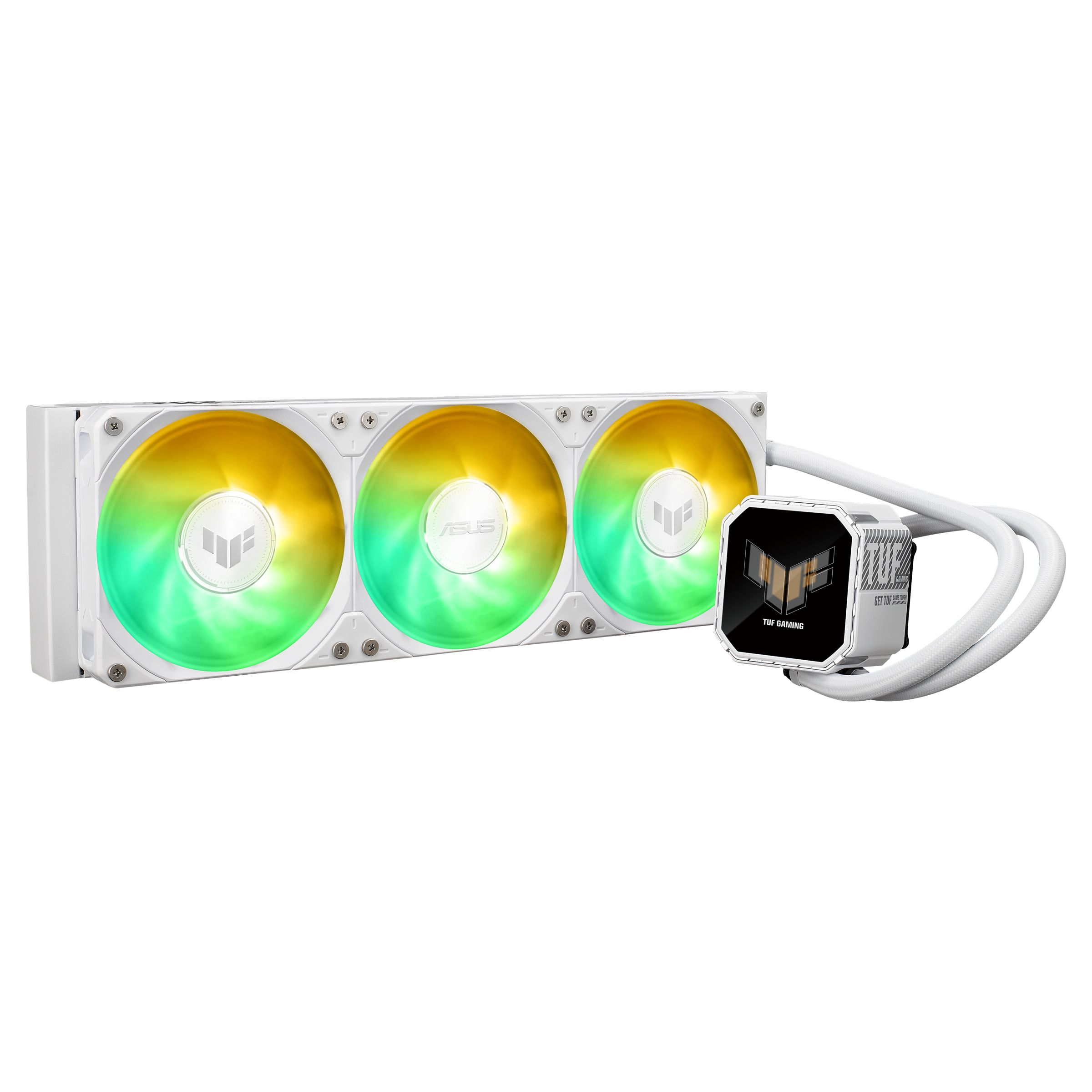 ASUS TUF Gaming LC III 360 ARGB LCD White Edition Processor Alles-in-één vloeistofkoeler 12 cm Wit 1 stuk(s)