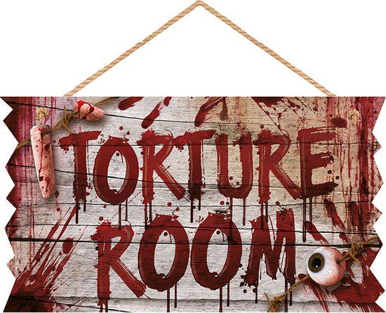 Fiestas Guirca Torture Room Decoration Board - Halloween (35x20)