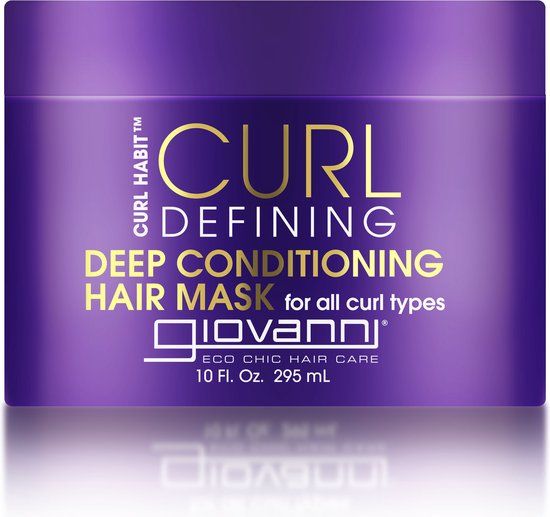 Giovanni Cosmetics Curl Habit Deep Conditioning & Curl Defining Hair Mask - 295ml