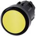 Siemens 3SU10000AA300AA0 3SU1000-0AA30-0AA0 Drukschakelaar Continu Jaune (Ø x h) 29.5 mm x 29.5 mm IP66, IP67, IP69/IP69K 1 pièce