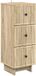 vidaXL Ladekast Sonoma Eiken 33 x 34,5 x 90 cm Bewerkt hout