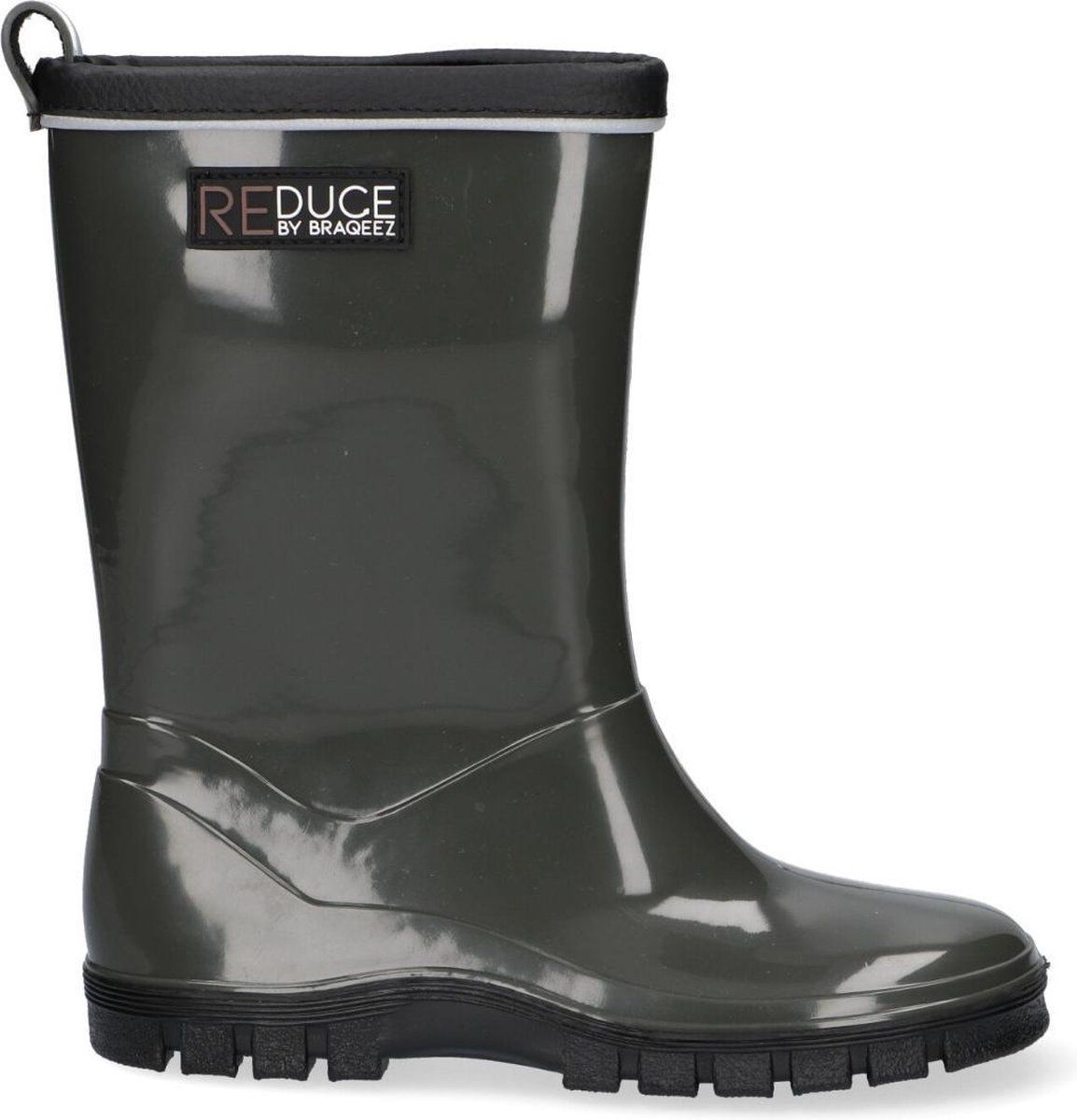 Braqeez 120960-569 Jongens Regenlaarzen - Groen - PVC - Maat: 8719512208201