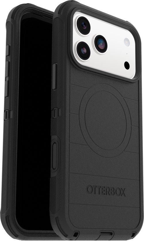 OtterBox Defender Pro - Backcover - Apple iPhone 17 Pro Max - Zwart - MagSafe